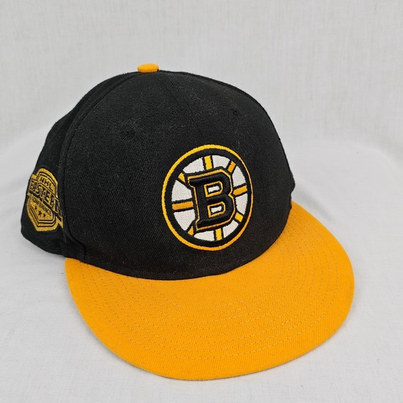 New Era Other - New Era 9FIFTY Boston Bruins NHL Eastern Conference Snapback Hat Black Gold Flat